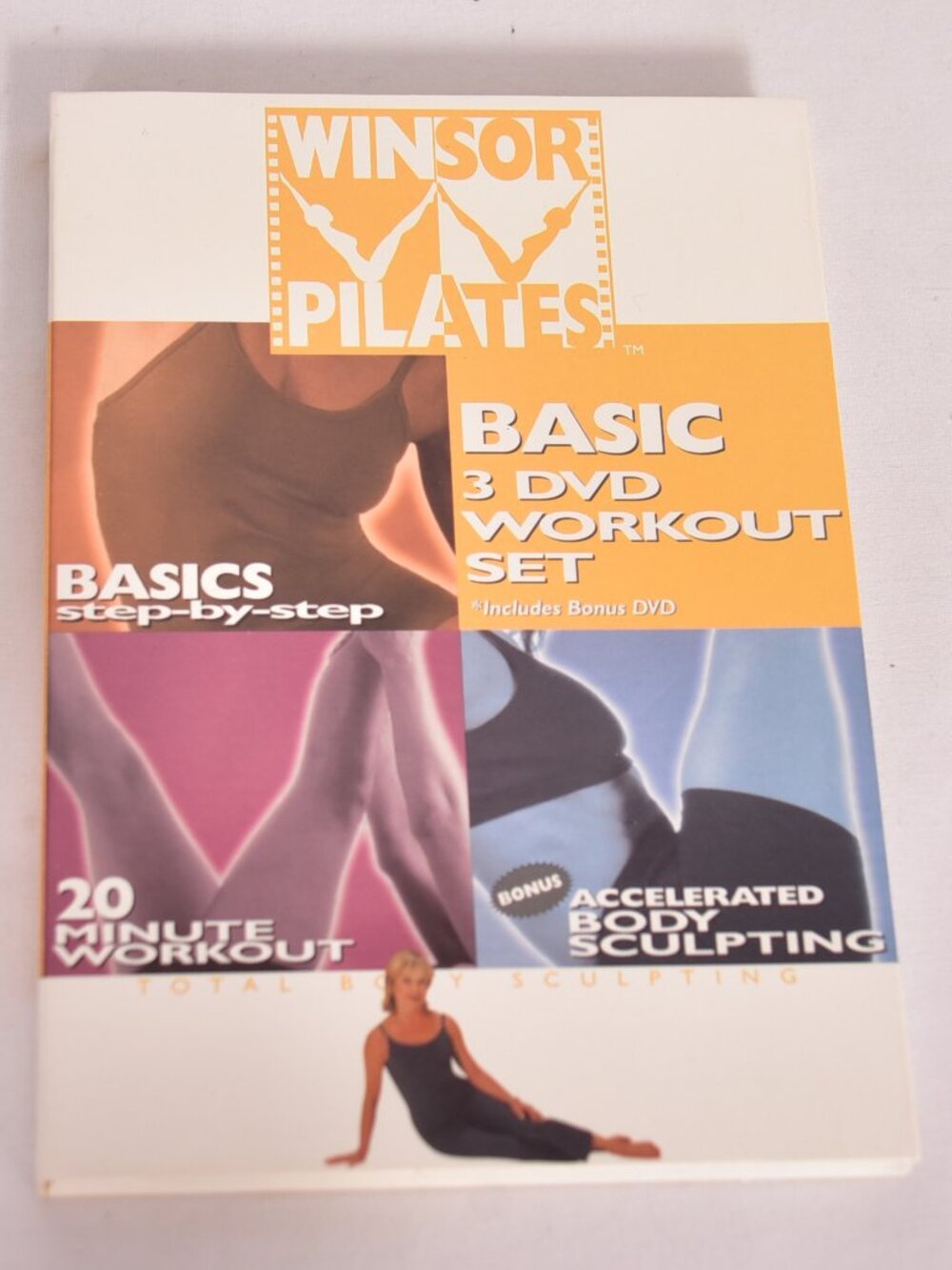 Winsor Pilates Basic 3 DVD workout Set Accelerated body sculpting 20 minute